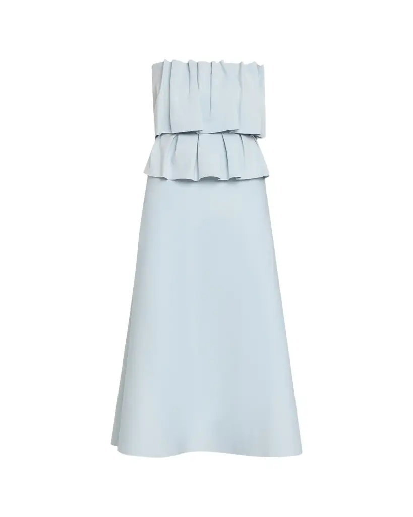House of Dagmar Sculpted Tube Midi Dress | Image 1 House of Dagmar Sculpted Tube Midi Dress | Image 1