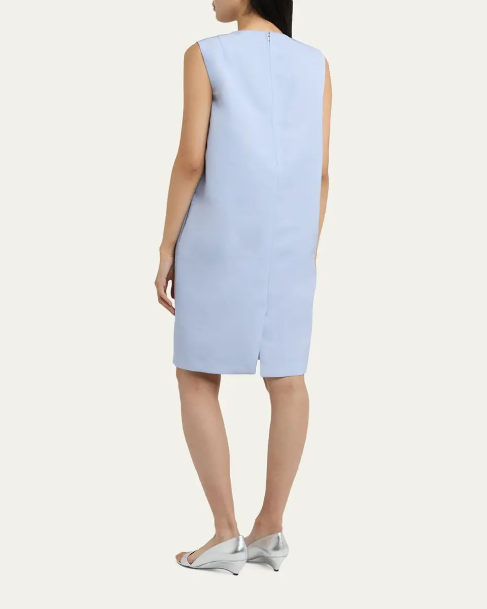 Jil Sander V-Neck Sleeveless Shift Dress | Thumbnail 3 Jil Sander V-Neck Sleeveless Shift Dress | Thumbnail 3