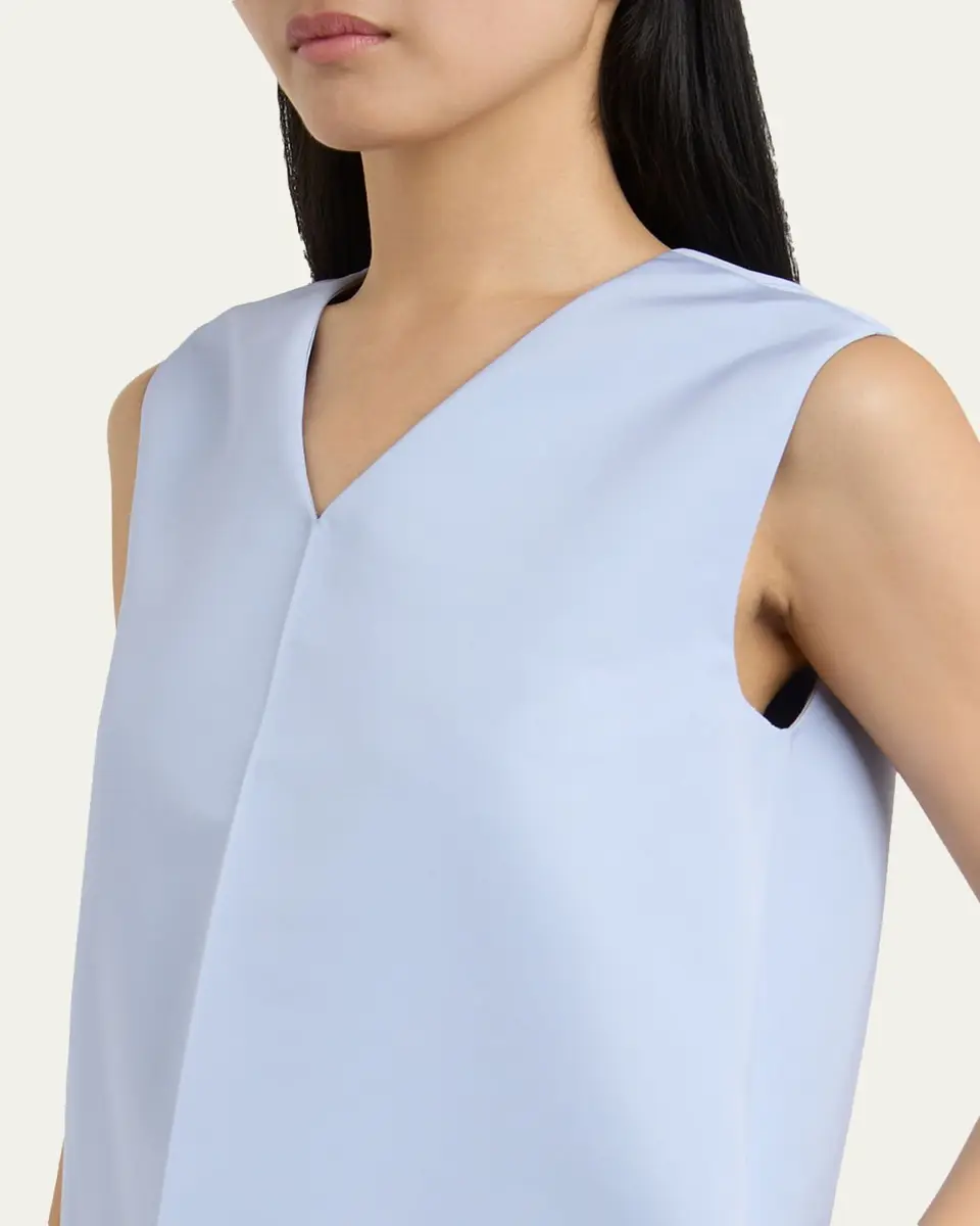 Jil Sander V-Neck Sleeveless Shift Dress | Thumbnail 5 Jil Sander V-Neck Sleeveless Shift Dress | Thumbnail 5