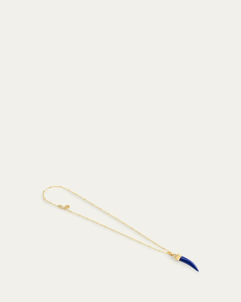 Anabel Aram Jewelry Forza Stone Horn Charm, Lapis Lazuli | Thumbnail 3