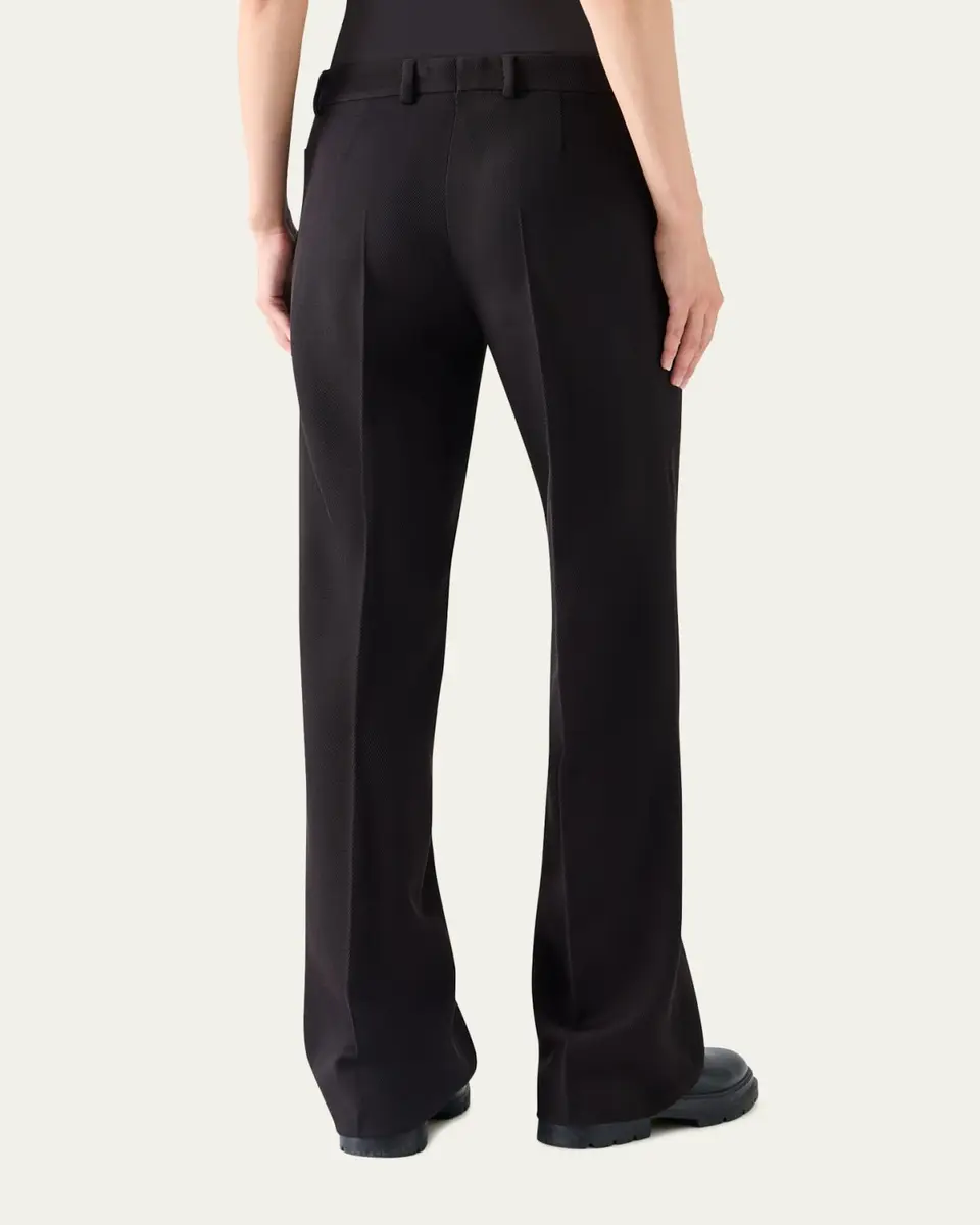 Akris punto Mikka Wool Tricotine Straight-Leg Pants | Thumbnail 6 Akris punto Mikka Wool Tricotine Straight-Leg Pants | Thumbnail 6