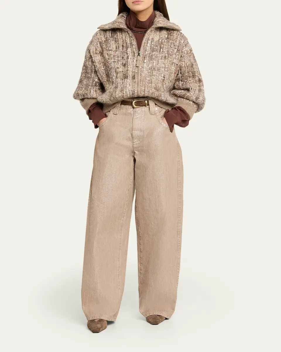Brunello Cucinelli Shimmer Denim Pants | Thumbnail 2 Brunello Cucinelli Shimmer Denim Pants | Thumbnail 2