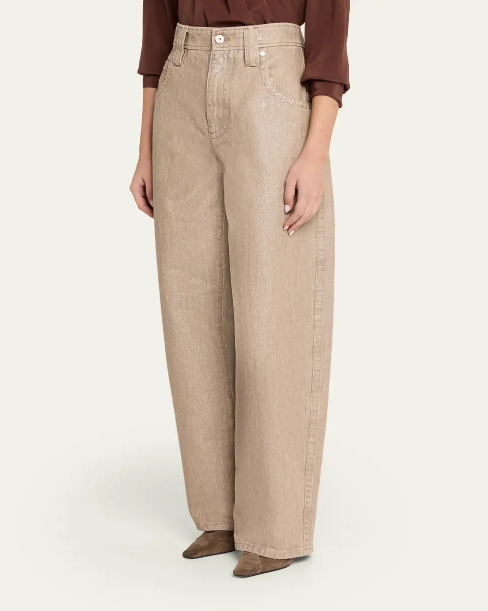 Brunello Cucinelli Shimmer Denim Pants | Thumbnail 4 Brunello Cucinelli Shimmer Denim Pants | Thumbnail 4