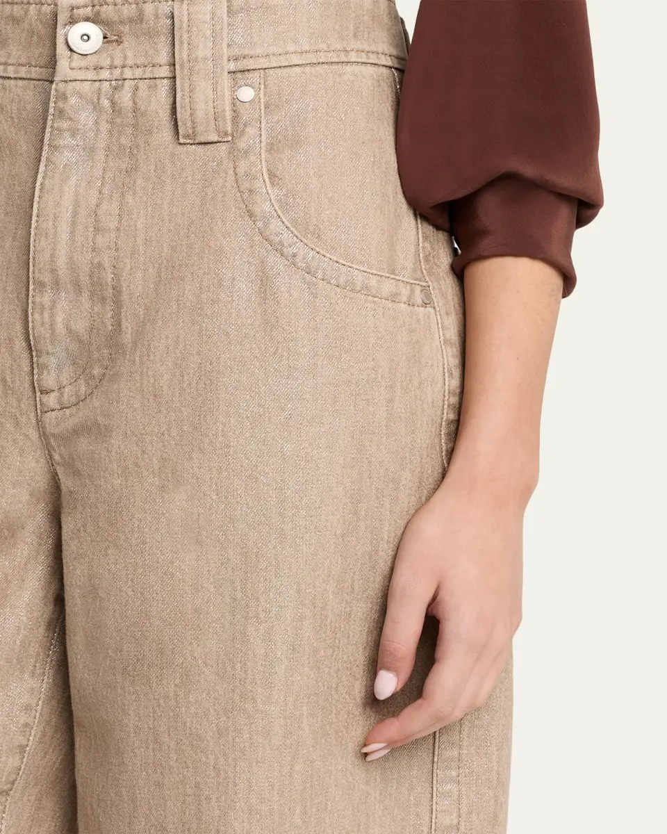 Brunello Cucinelli Shimmer Denim Pants | Thumbnail 5 Brunello Cucinelli Shimmer Denim Pants | Thumbnail 5