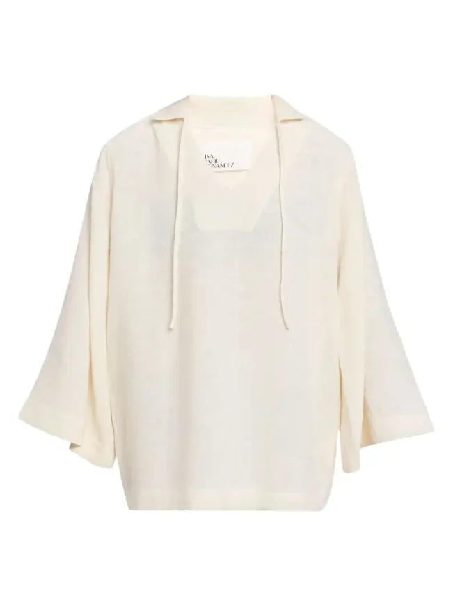 Linen-Blend Tunic Coverup Linen-Blend Tunic Coverup