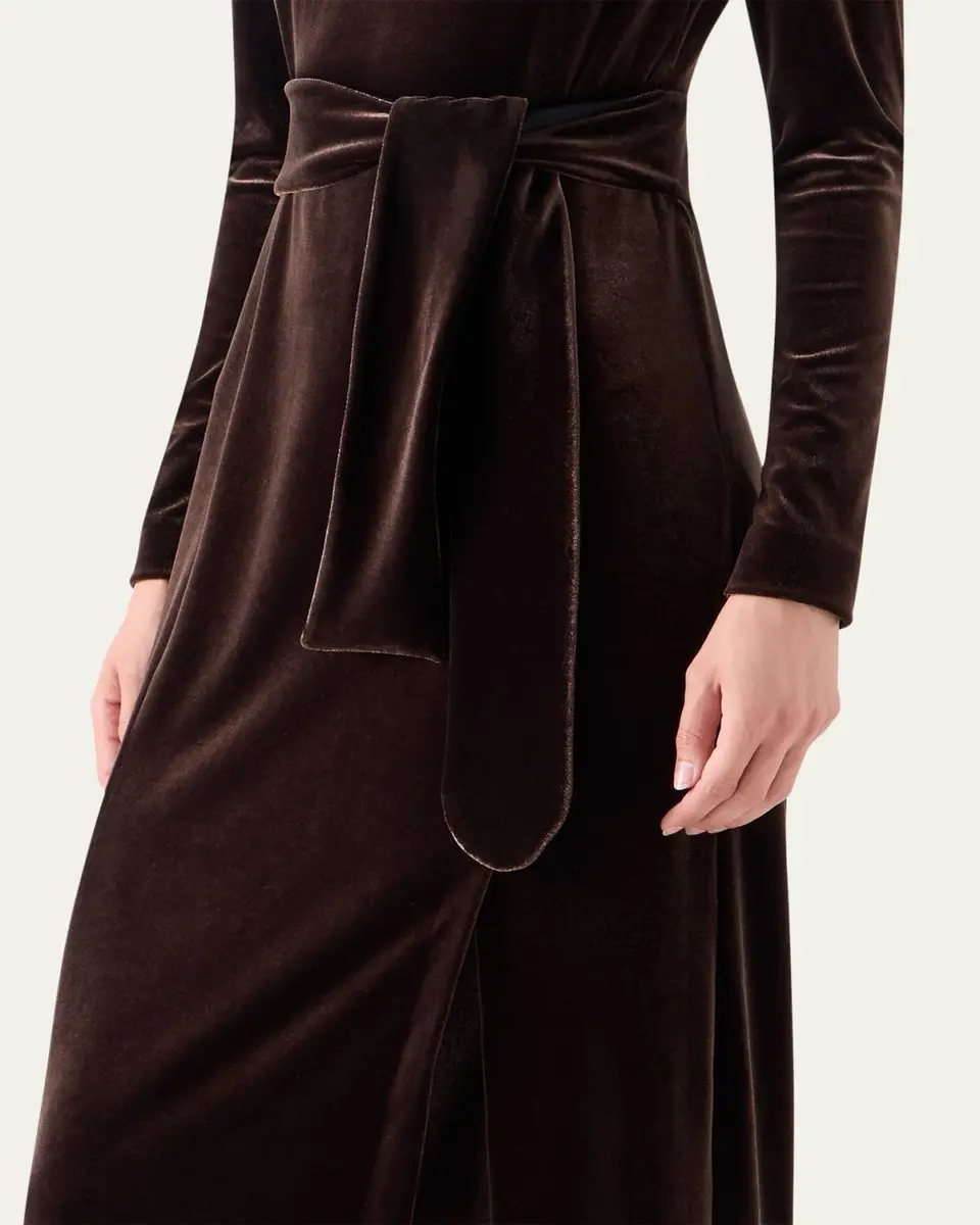 Akris punto Techno Stretch Velvet Midi Dress | Thumbnail 5