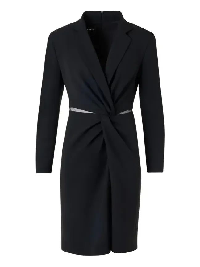 Twisted Waist Cutout Blazer Dress Twisted Waist Cutout Blazer Dress