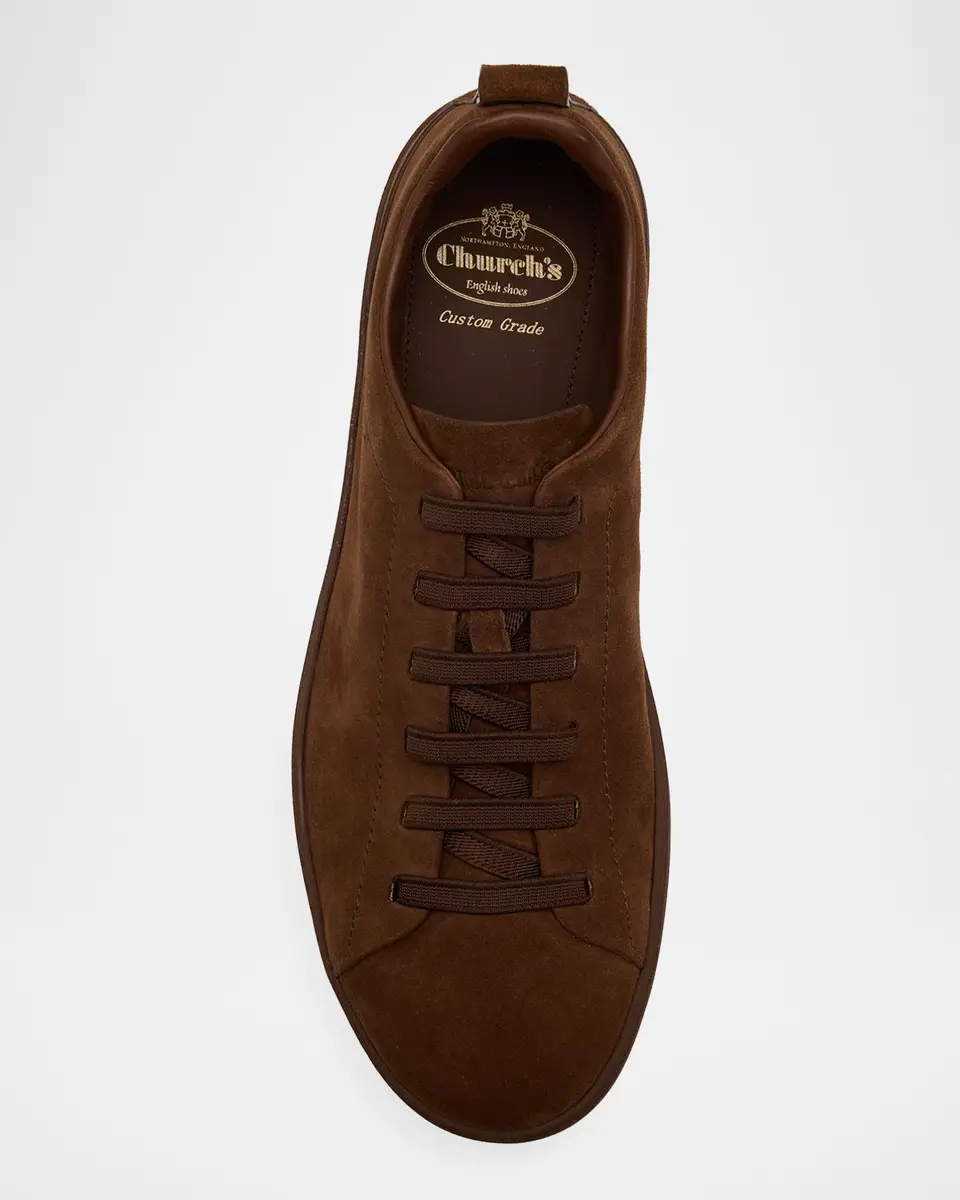 Church's Men's Rochdale Suede Slip-On Sneakers | Thumbnail 3 Church's Men's Rochdale Suede Slip-On Sneakers | Thumbnail 3