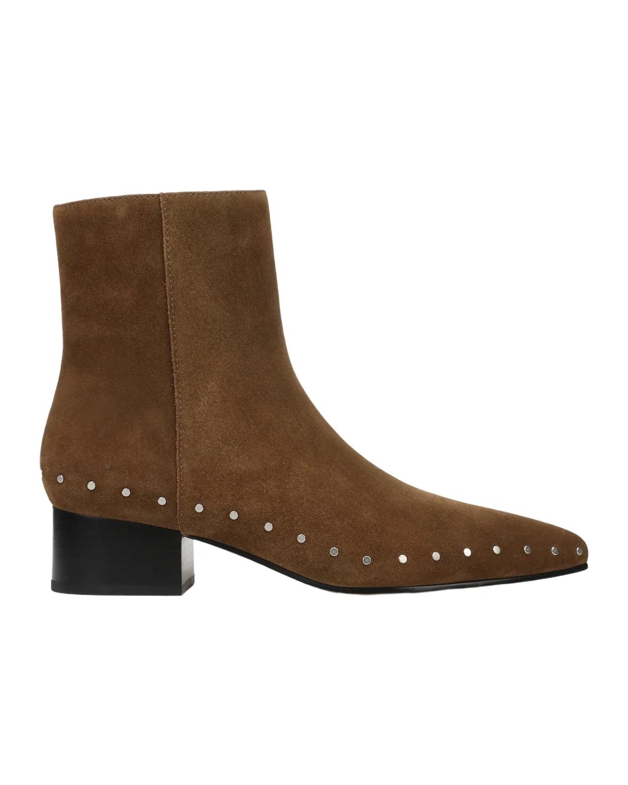40mm August Studded Suede Ankle Boots 40mm August Studded Suede Ankle Boots