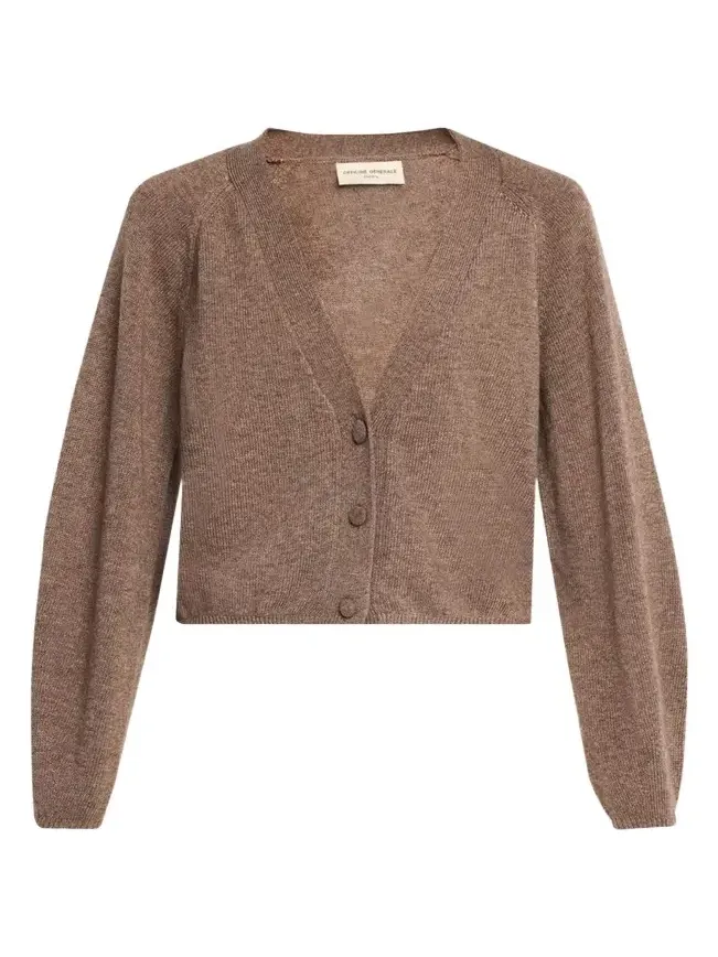 Jaima Boxy Raglan-Sleeve Cardigan Jaima Boxy Raglan-Sleeve Cardigan