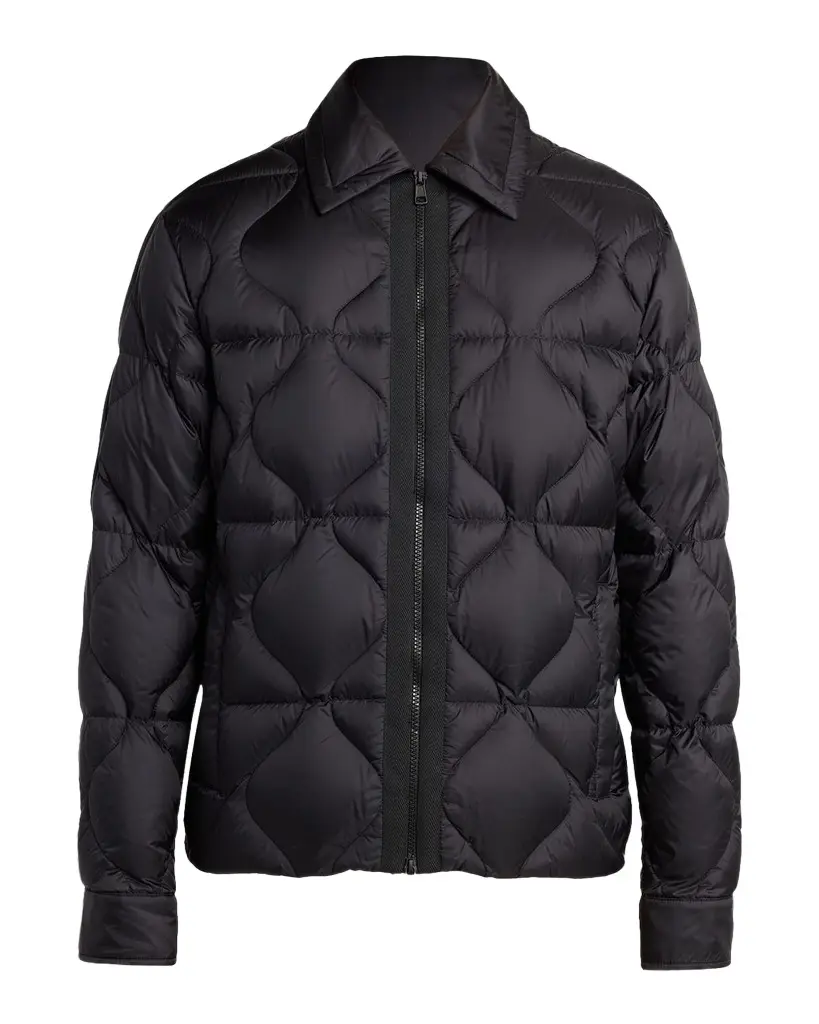 Moncler Men's Ashmere Short Down Shirt Jacket | Image 1 Moncler Men's Ashmere Short Down Shirt Jacket | Image 1