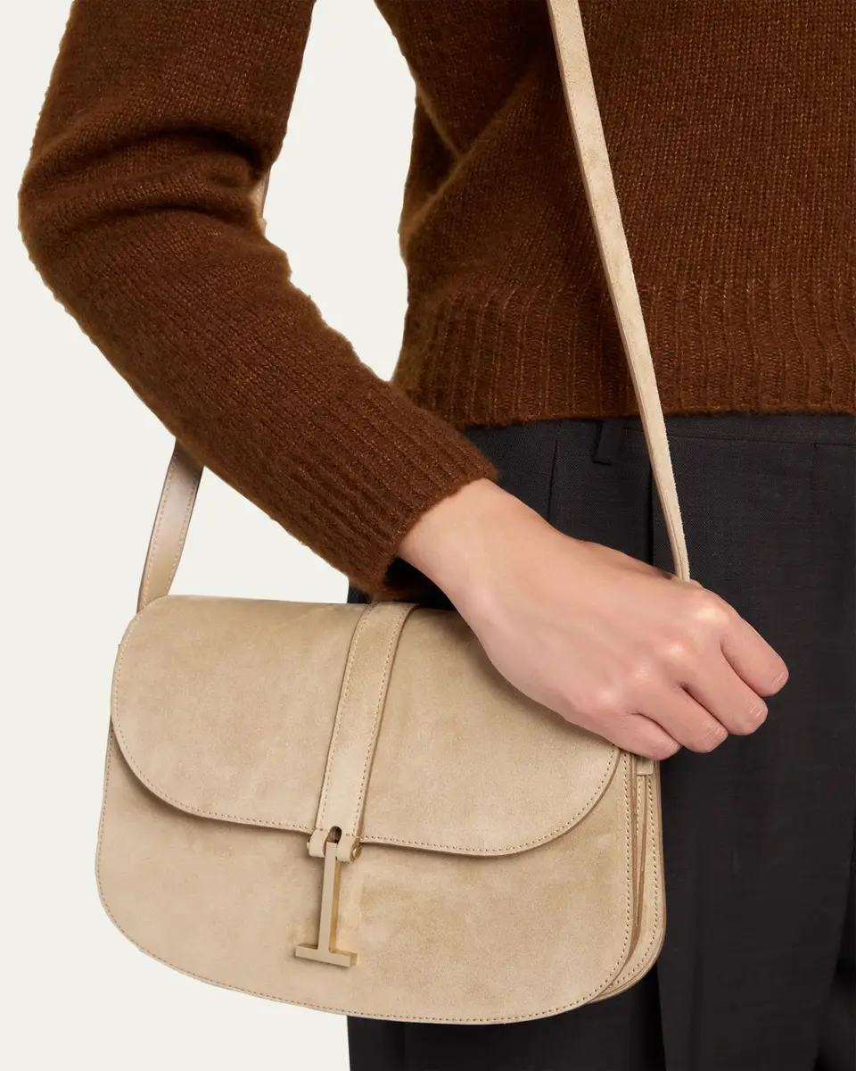 Tom Ford Kara Small Suede Crossbody Bag | Thumbnail 2