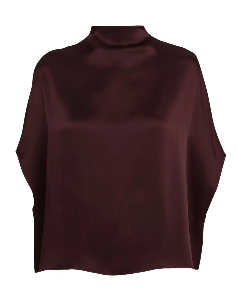 LAPOINTE Satin Cape Tee | Image 1 LAPOINTE Satin Cape Tee | Image 1