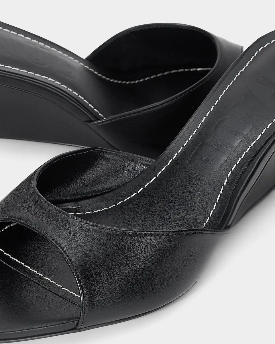 Staud Brigitte Leather Wedge Mules | Thumbnail 2 Staud Brigitte Leather Wedge Mules | Thumbnail 2