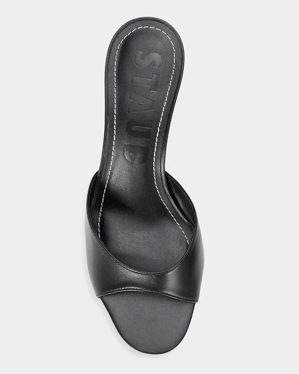 Staud Brigitte Leather Wedge Mules | Thumbnail 3 Staud Brigitte Leather Wedge Mules | Thumbnail 3