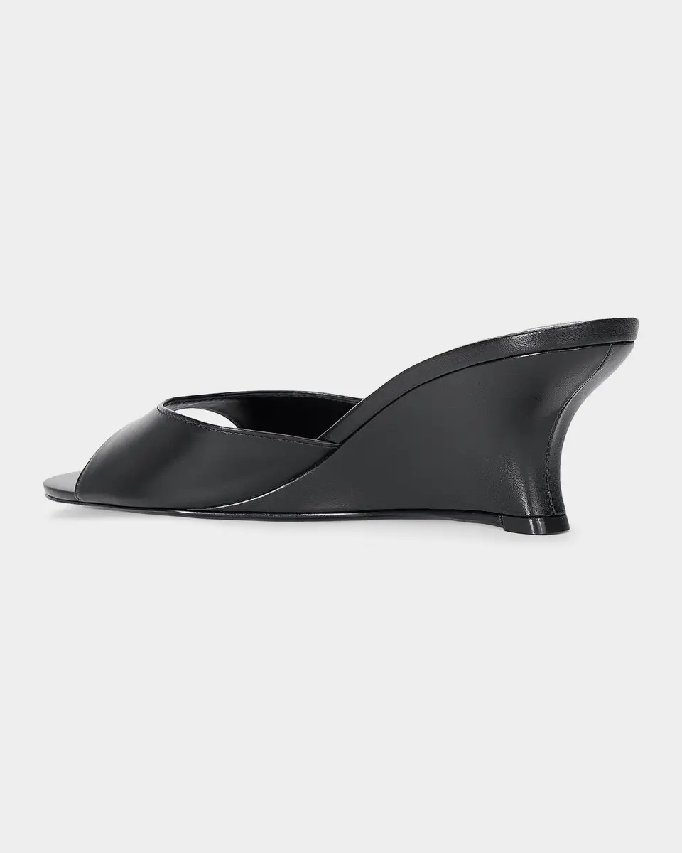 Staud Brigitte Leather Wedge Mules | Thumbnail 4 Staud Brigitte Leather Wedge Mules | Thumbnail 4