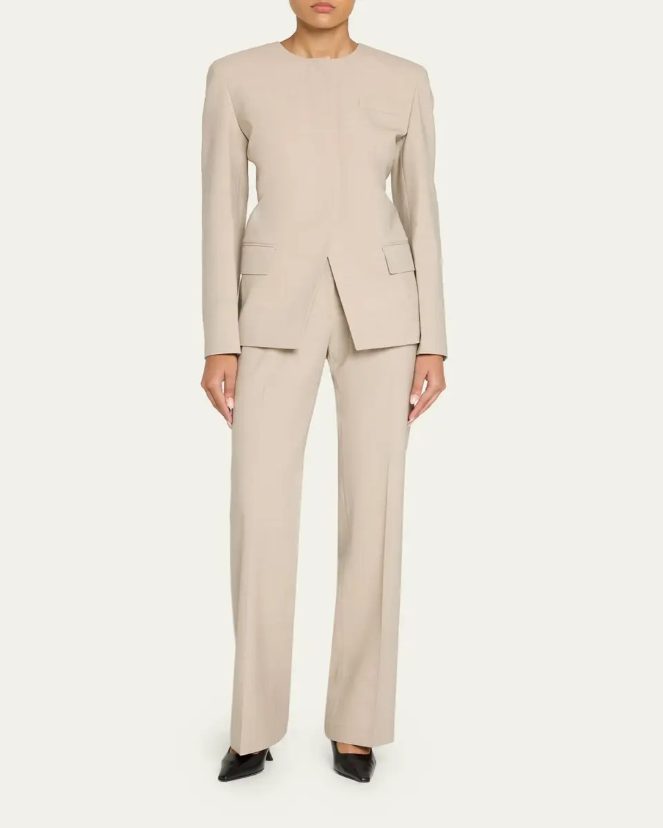 Lafayette 148 New York Stretch Wool Fitted Blazer | Thumbnail 2 Lafayette 148 New York Stretch Wool Fitted Blazer | Thumbnail 2