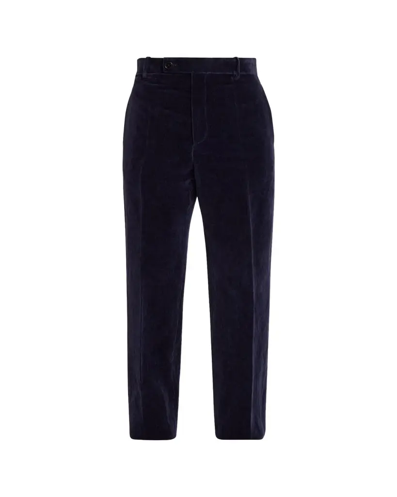 Jil Sander Cotton-Linen Velvet Trousers | Image 1 Jil Sander Cotton-Linen Velvet Trousers | Image 1