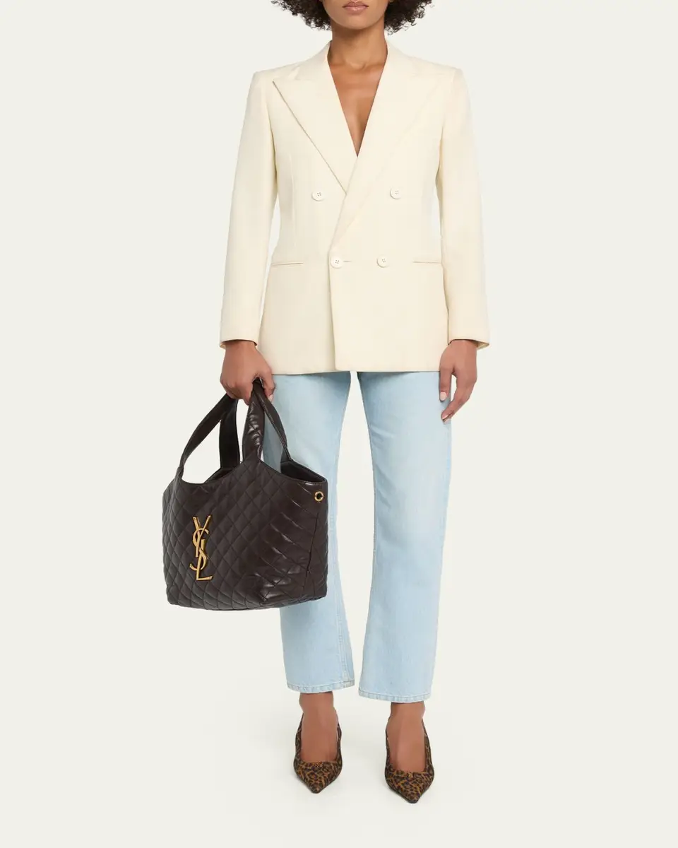 Saint Laurent Medium Quilted Leather Shoulder Bag | Thumbnail 5 Saint Laurent Medium Quilted Leather Shoulder Bag | Thumbnail 5