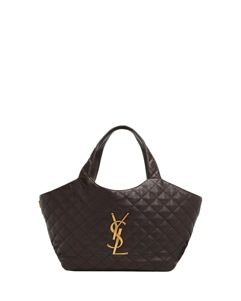 Saint Laurent Medium Quilted Leather Shoulder Bag | Image 1 Saint Laurent Medium Quilted Leather Shoulder Bag | Image 1