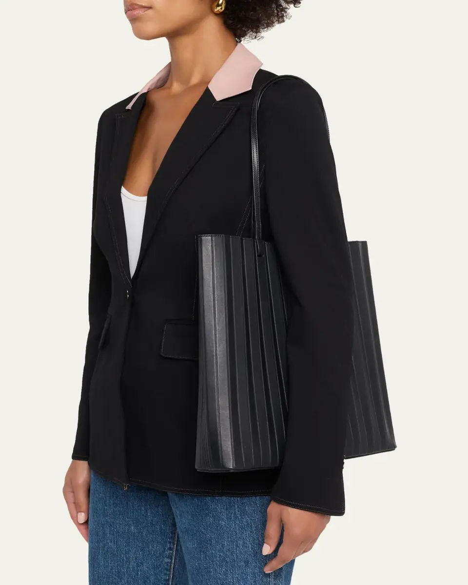 MANSUR GAVRIEL Large Pleated Shoulder Bag | Thumbnail 2 MANSUR GAVRIEL Large Pleated Shoulder Bag | Thumbnail 2