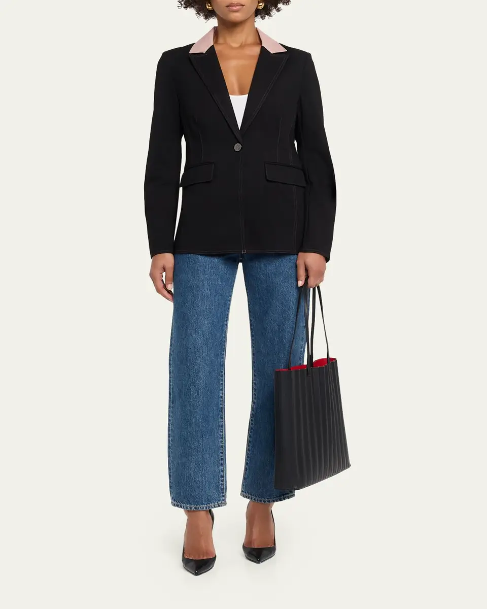 MANSUR GAVRIEL Large Pleated Shoulder Bag | Thumbnail 5 MANSUR GAVRIEL Large Pleated Shoulder Bag | Thumbnail 5