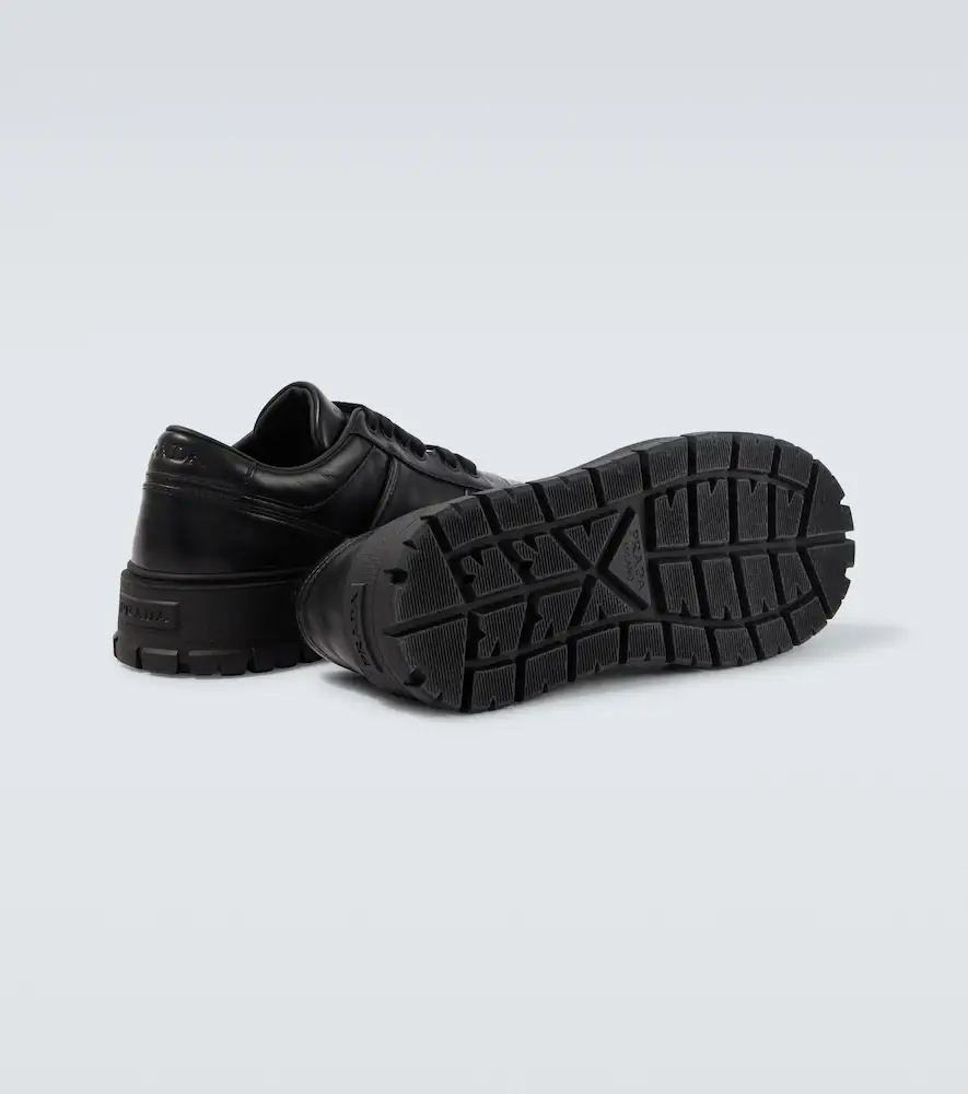 Prada Leather sneakers | Thumbnail 4