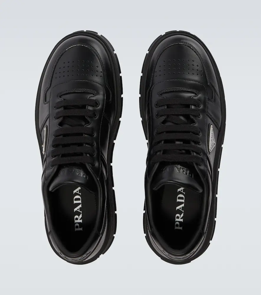 Prada Leather sneakers | Thumbnail 6