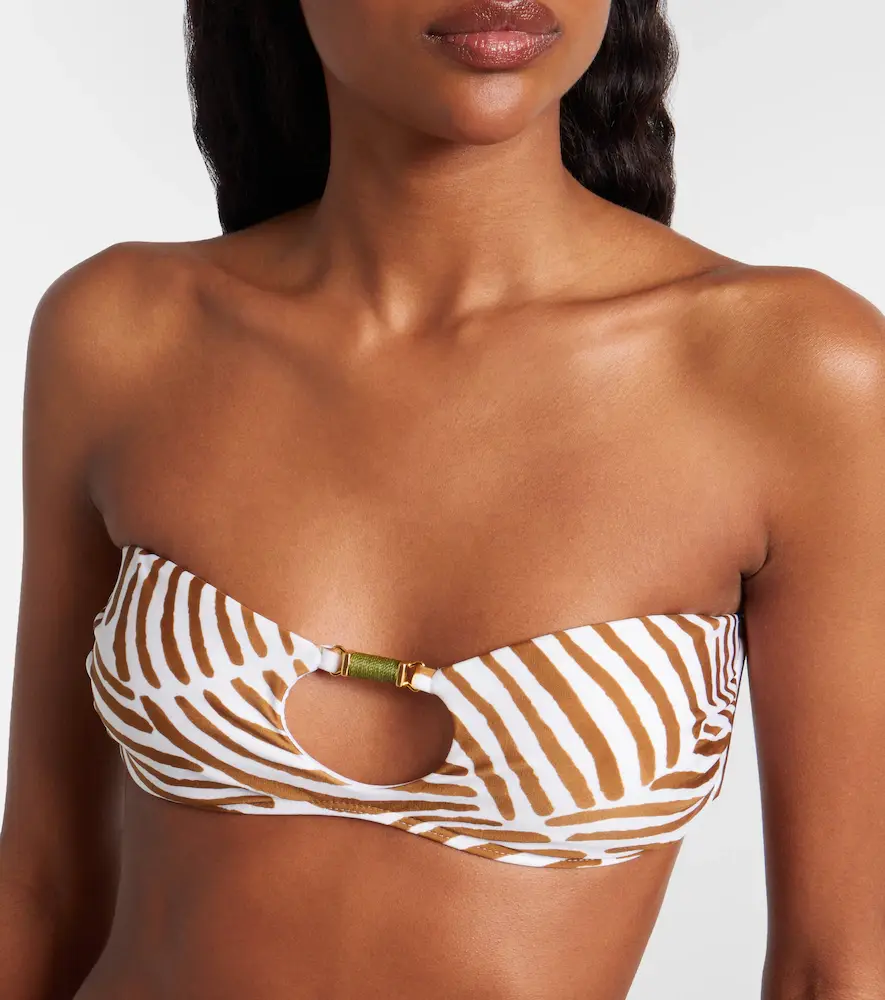 ViX Paula Hermanny Pam printed bandeau bikini top | Thumbnail 3