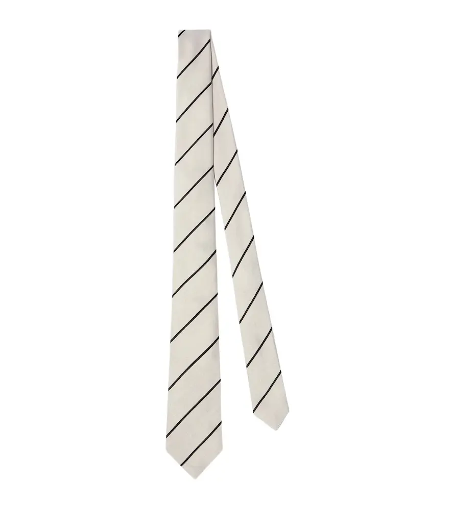 Tom Ford Striped silk jacquard tie | Image 1 Tom Ford Striped silk jacquard tie | Image 1