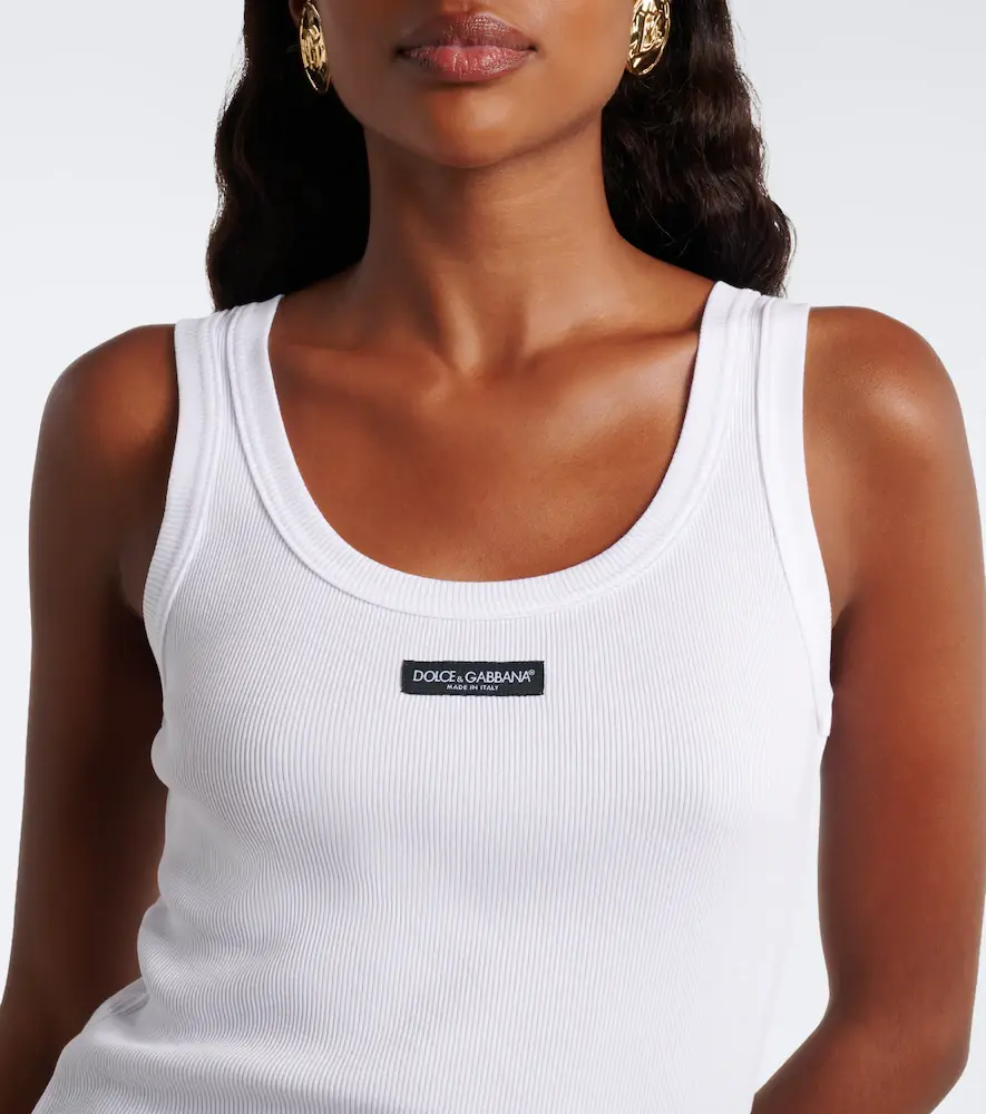 Dolce & Gabbana Logo cotton tank top | Thumbnail 4