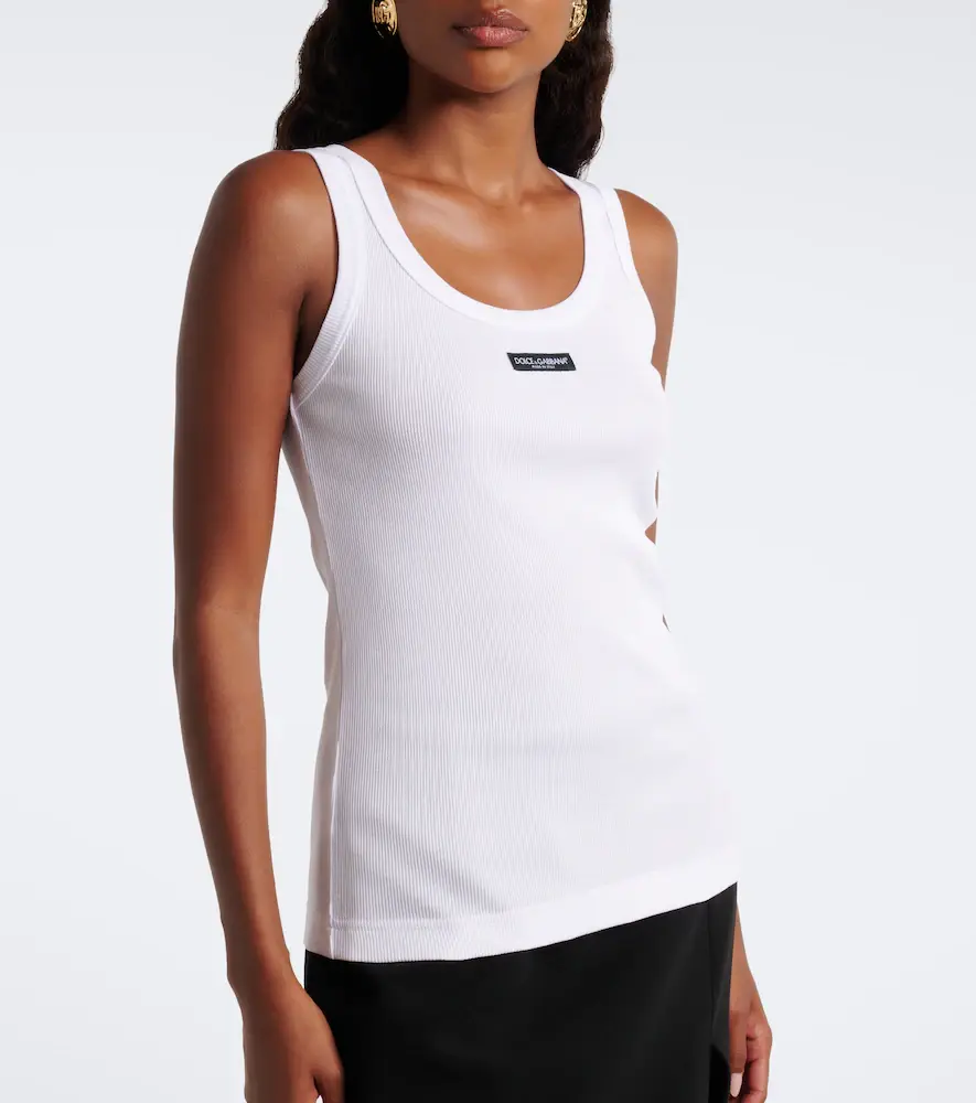 Dolce & Gabbana Logo cotton tank top | Thumbnail 5