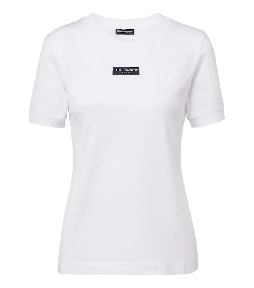 Dolce & Gabbana Logo cotton jersey T-shirt | Image 1 Dolce & Gabbana Logo cotton jersey T-shirt | Image 1