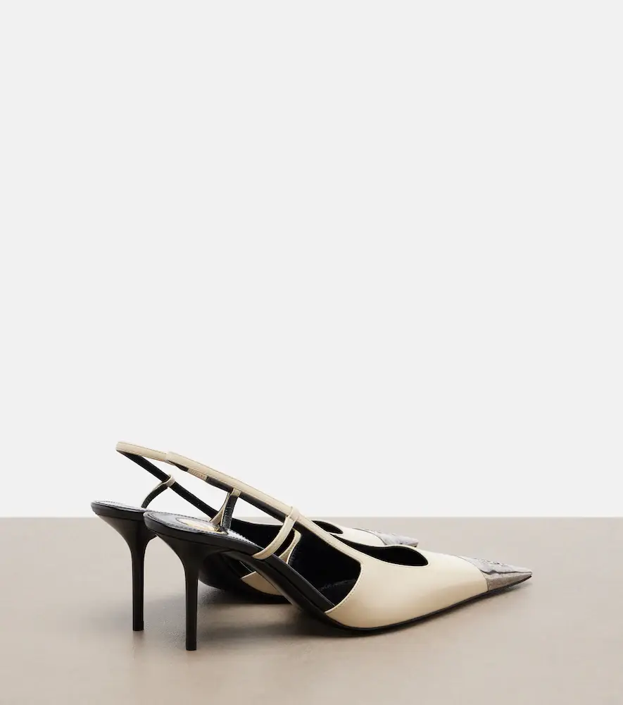 Saint Laurent Jeanne leather slingback pumps | Thumbnail 2 Saint Laurent Jeanne leather slingback pumps | Thumbnail 2