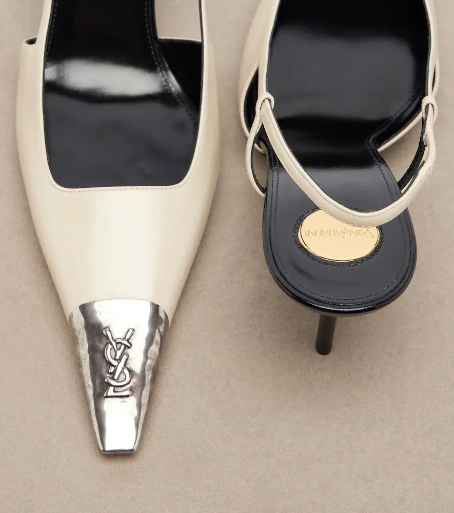 Saint Laurent Jeanne leather slingback pumps | Thumbnail 4 Saint Laurent Jeanne leather slingback pumps | Thumbnail 4