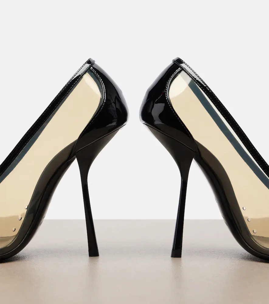Saint Laurent Brigitte leather-trimmed TPU pumps | Thumbnail 4 Saint Laurent Brigitte leather-trimmed TPU pumps | Thumbnail 4