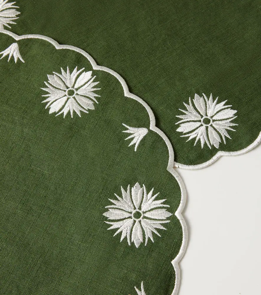 Cabana Olive set of 2 linen and cotton placemats | Thumbnail 2 Cabana Olive set of 2 linen and cotton placemats | Thumbnail 2