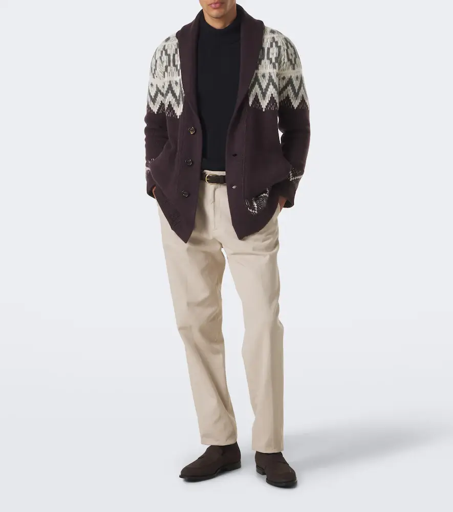 ELEVENTY Jacquard cashmere and silk cardigan | Thumbnail 2