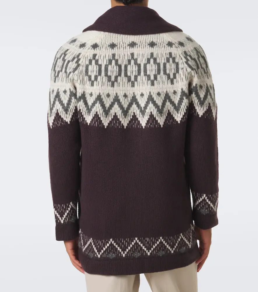 ELEVENTY Jacquard cashmere and silk cardigan | Thumbnail 6