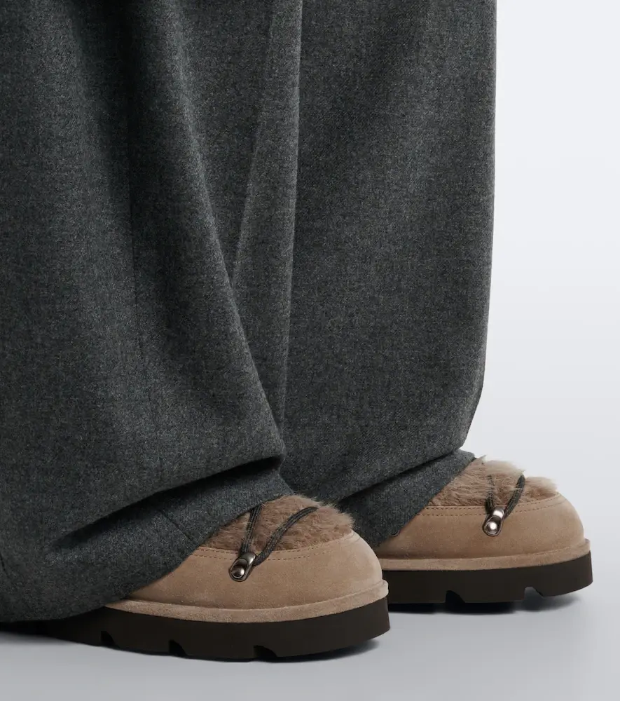 Brunello Cucinelli Monili shearling and suede snow boots | Thumbnail 6 Brunello Cucinelli Monili shearling and suede snow boots | Thumbnail 6