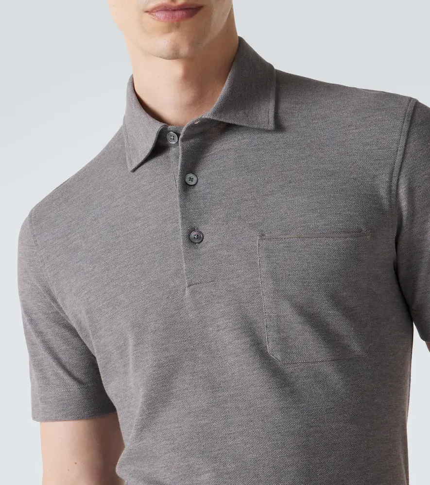 Zegna Cotton piqué polo shirt | Thumbnail 2
