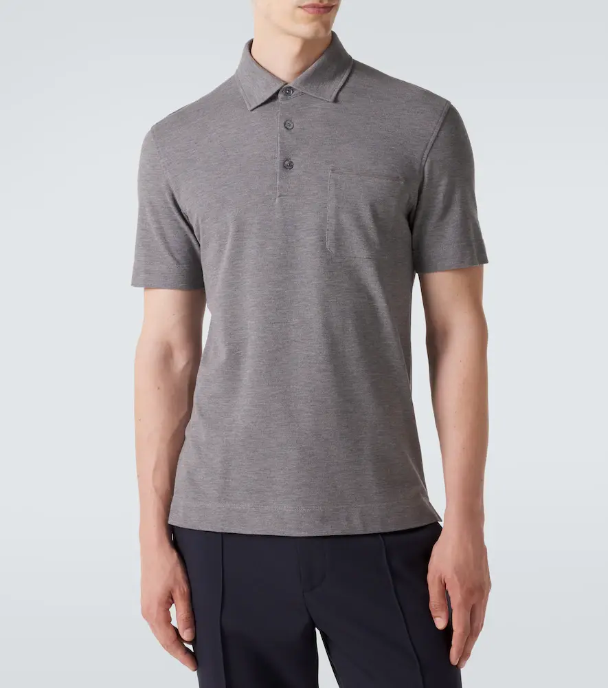 Zegna Cotton piqué polo shirt | Thumbnail 3