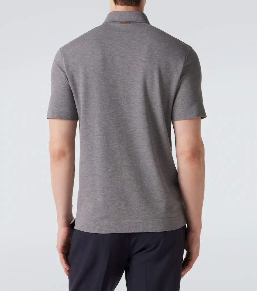 Zegna Cotton piqué polo shirt | Thumbnail 5