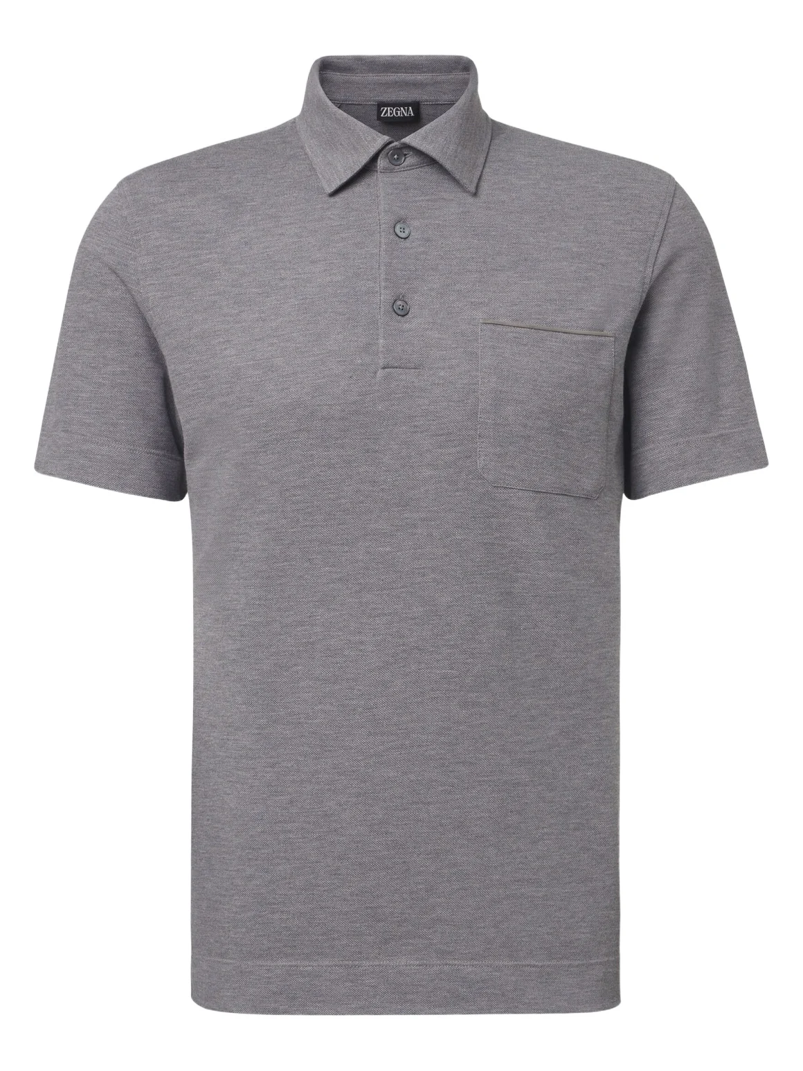 Zegna Cotton piqué polo shirt