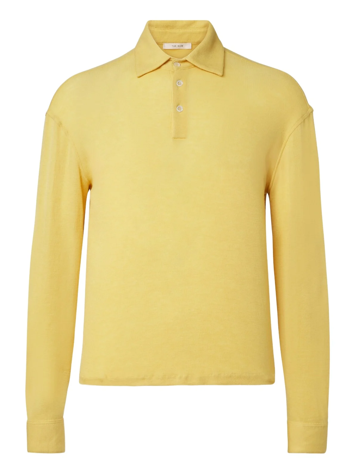 The Row Reyes cashmere and silk polo sweater