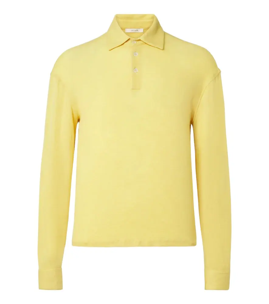 The Row Reyes cashmere and silk polo sweater | Image 1 The Row Reyes cashmere and silk polo sweater | Image 1