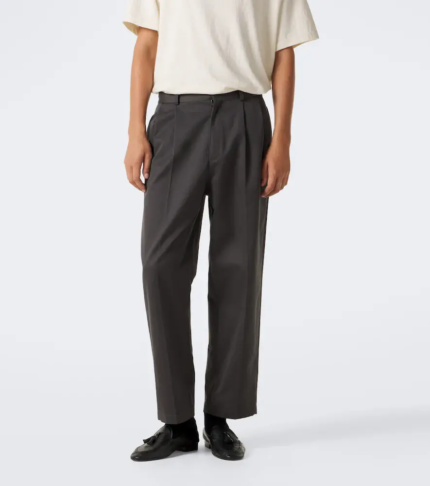 The Row Nesper pleated straight pants | Thumbnail 3