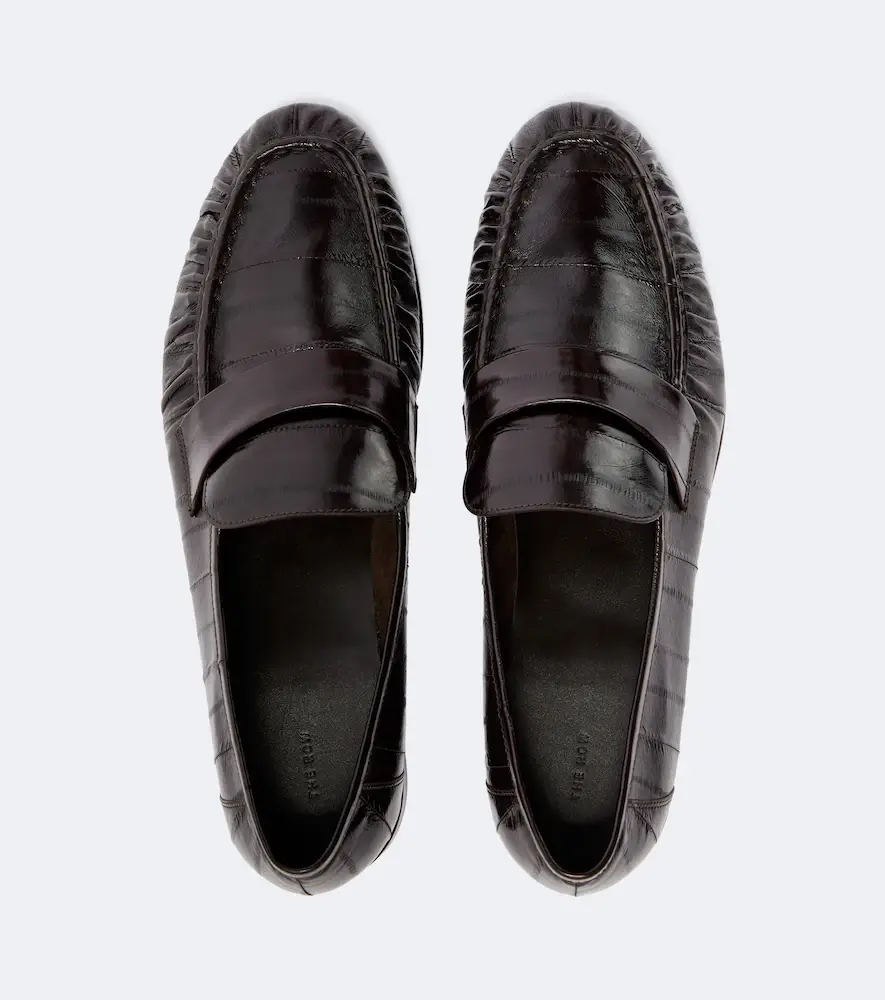 The Row Soft eel leather loafers | Thumbnail 6 The Row Soft eel leather loafers | Thumbnail 6