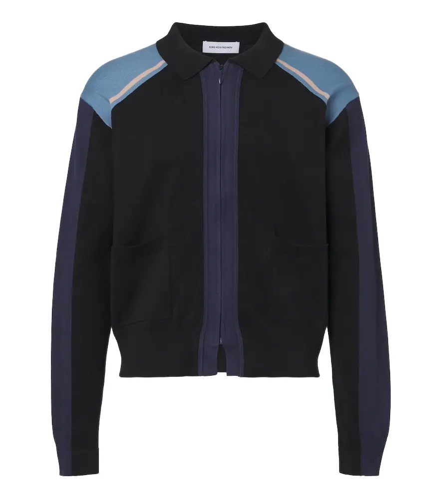 Kiko Kostadinov Munno cotton zip-up cardigan | Image 1 Kiko Kostadinov Munno cotton zip-up cardigan | Image 1