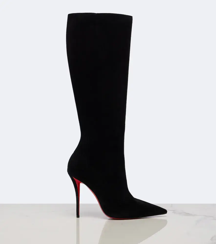 Christian Louboutin Miss Z suede knee-high boots | Thumbnail 2